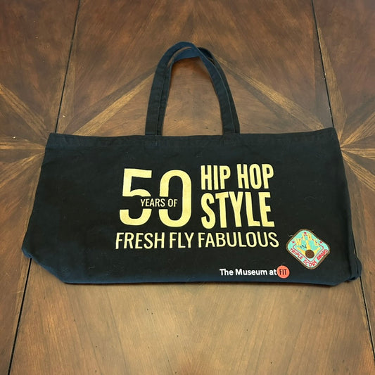 50 Years of HIP HOP Style Tote with Vintage Patch