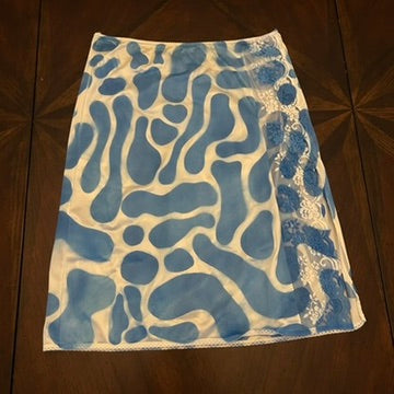 Vintage Half-Slip Skirt with Hand-painted Original Stencil (Circa 1970s)