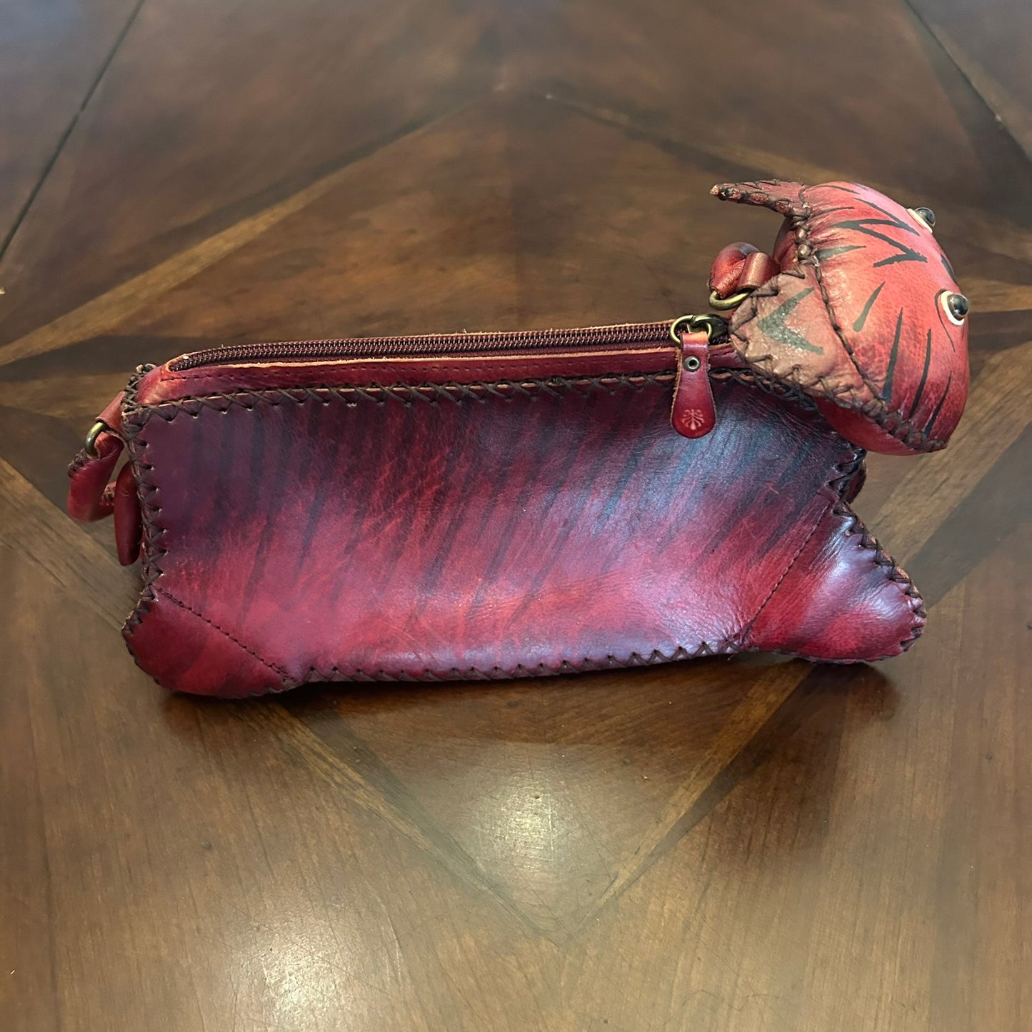 Red Cat-head Satchel Handbag