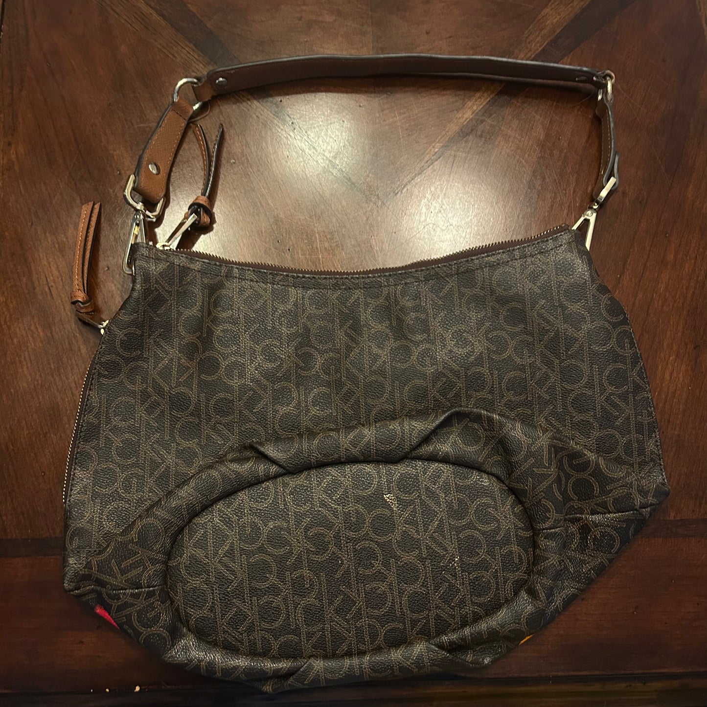 Calvin Klein Handbag with Hand-painted Dots