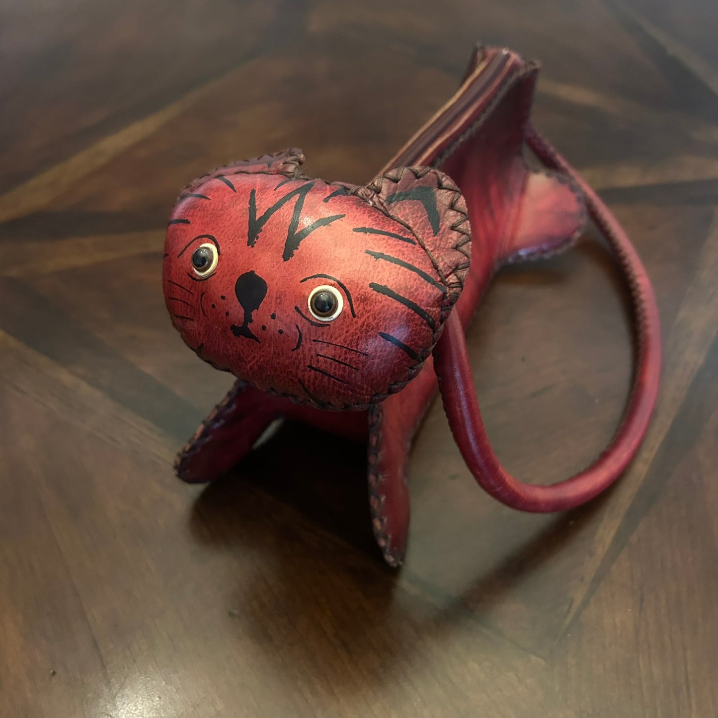 Red Cat-head Satchel Handbag