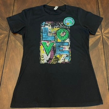 LOVE Tee with Vintage Patch