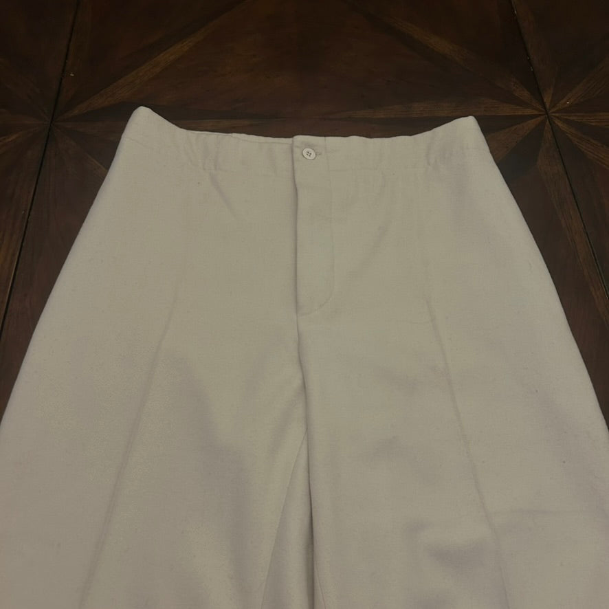 Gucci Vintage Off-White High-Waisted Pants