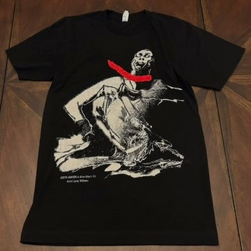 Alvin Ailey Judith Jamison Tee Shirt with Red Hand-Crocheted Scarf