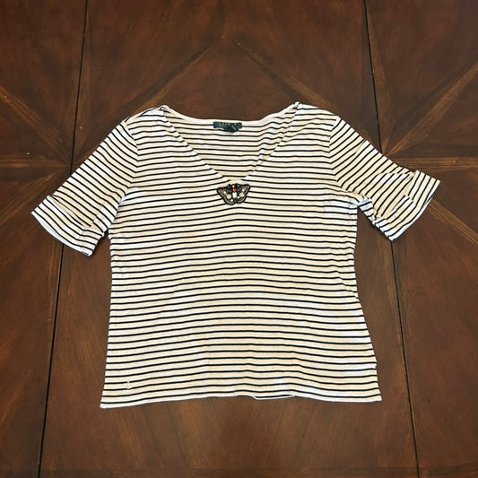 Lauren Ralph Lauren Striped Shirt with Appliqué