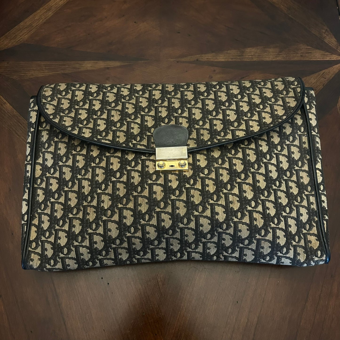 Christian Dior Logo Clutch Bag
