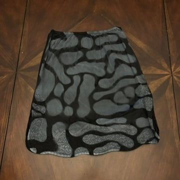 Vintage Half-Slip Skirt with Hand-painted Original Stencil (Circa 1970s)