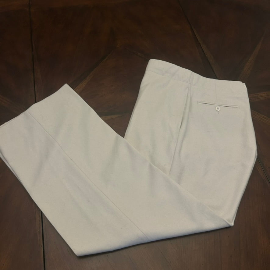 Gucci Vintage Off-White High-Waisted Pants