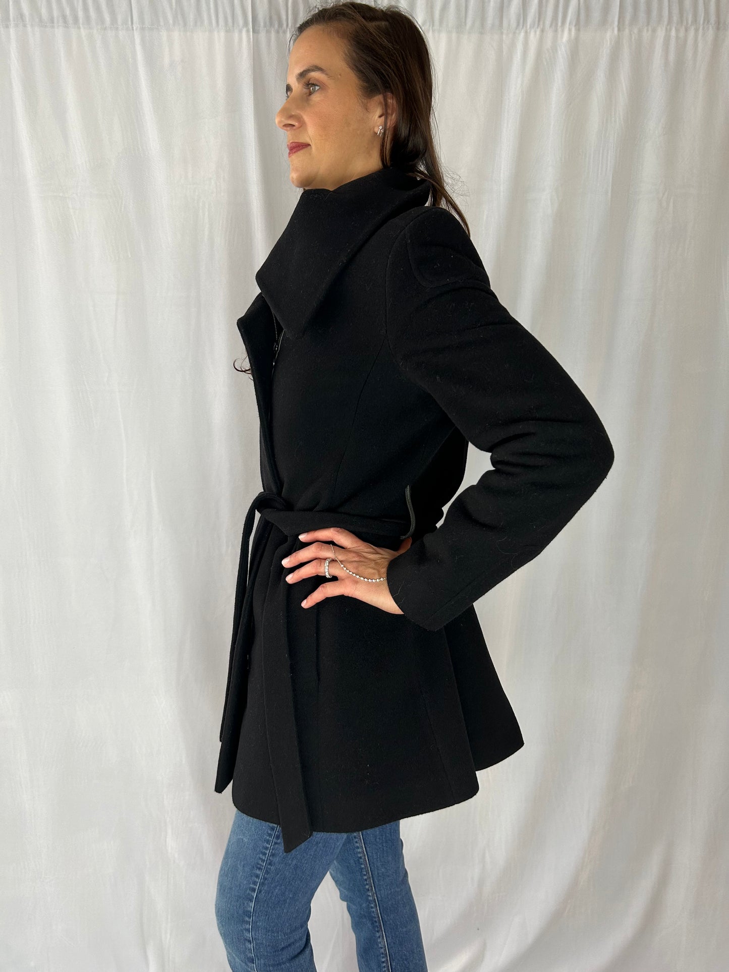 Steve by Searle Mid-Thigh Belted Coat