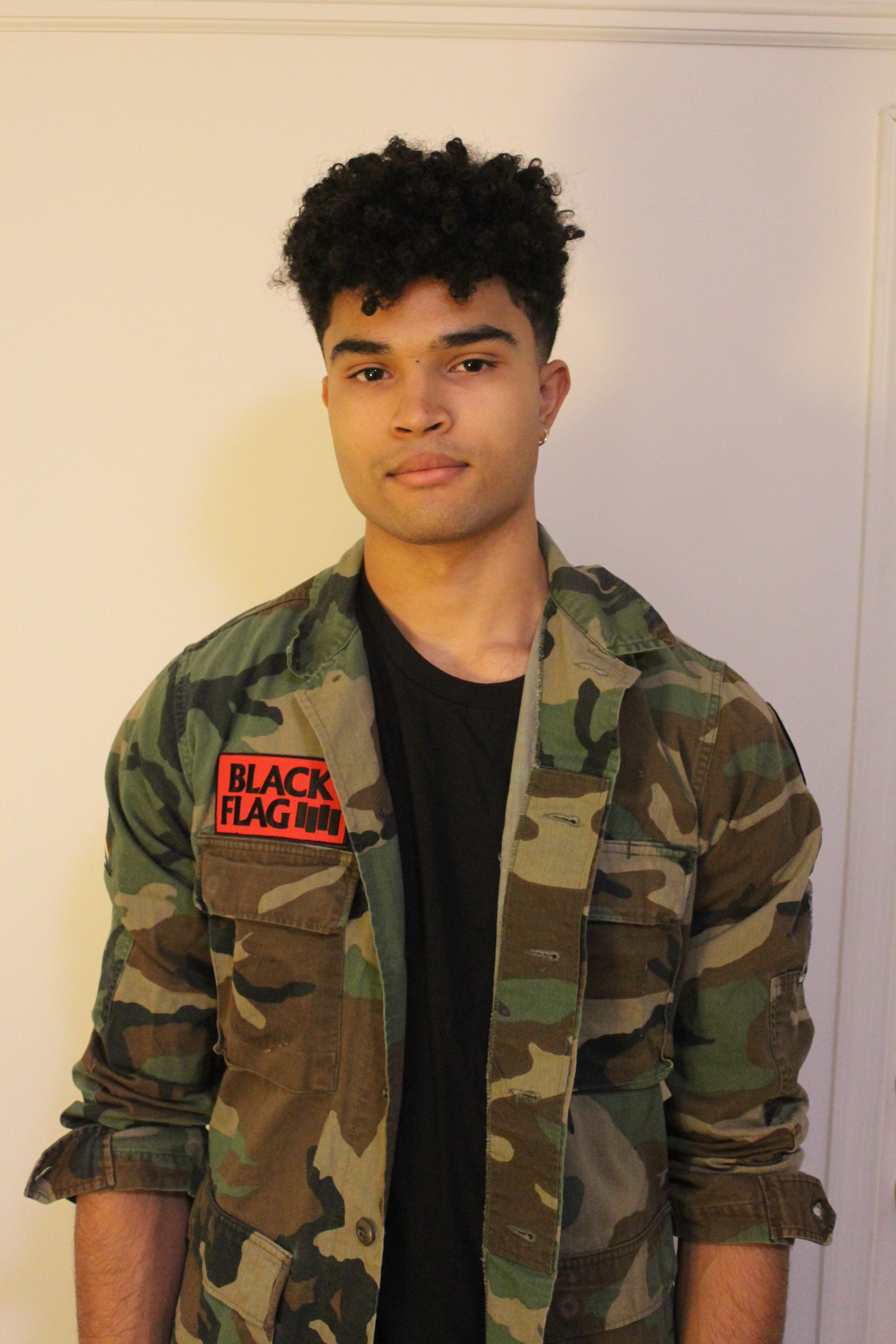 Patched Up Vintage Camo Jacket M