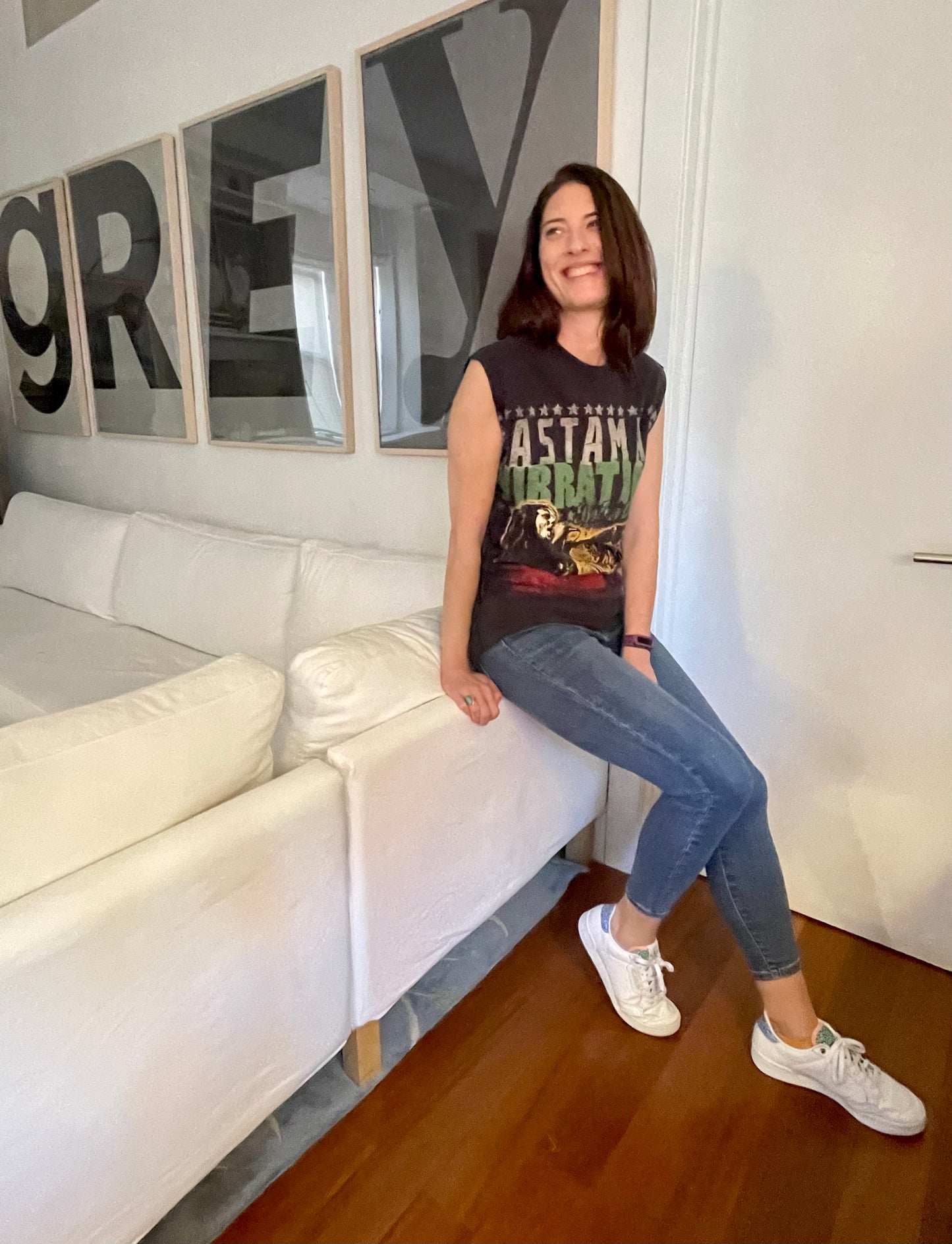 Bob Marley Sleeveless Graphic Knit with Fringe