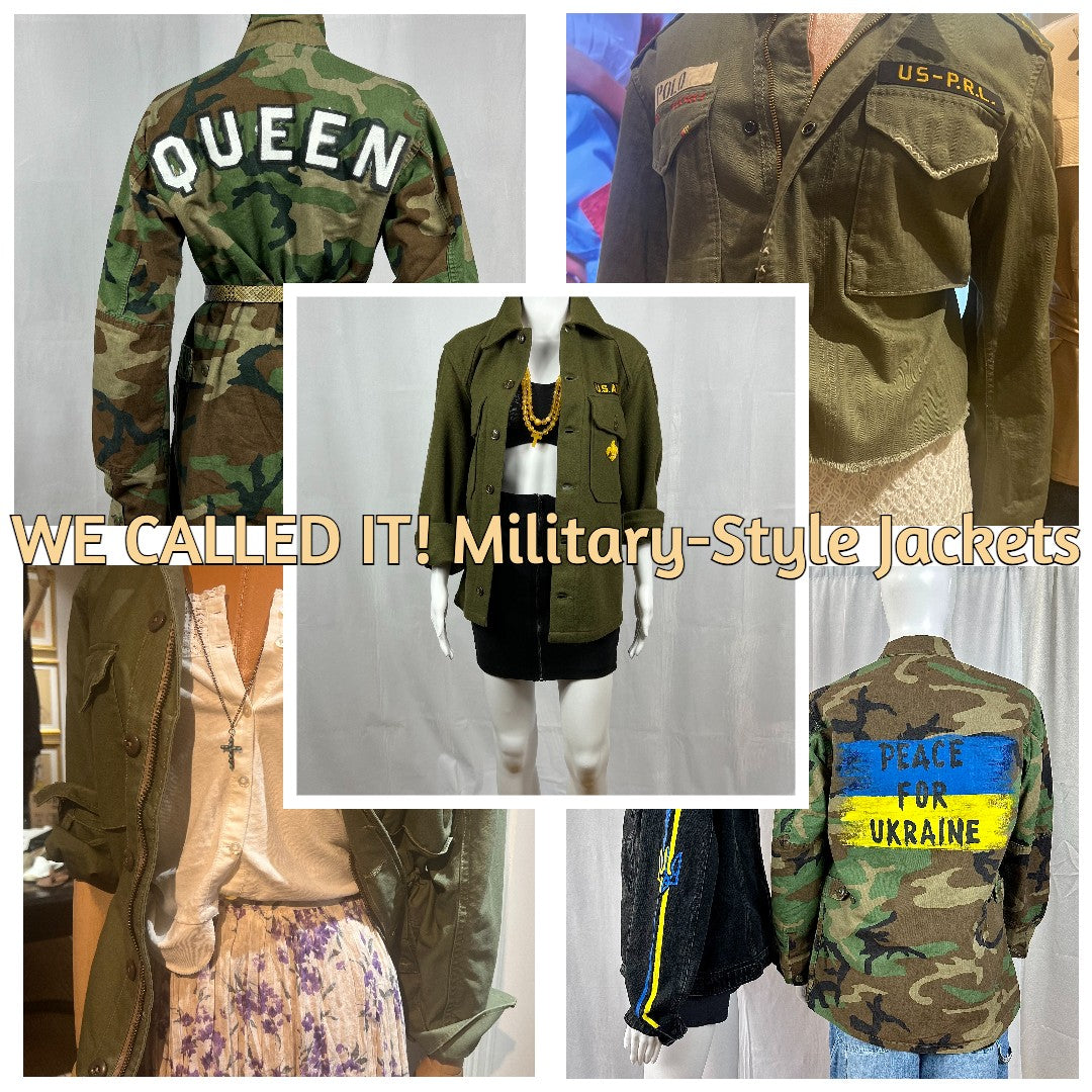 We Called It! Military-Style Jackets