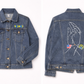 UKRAINE-US Hand-Painted Denim Jacket
