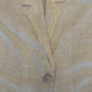 Block Island Cream Blazer with Collar & Pocket Trim