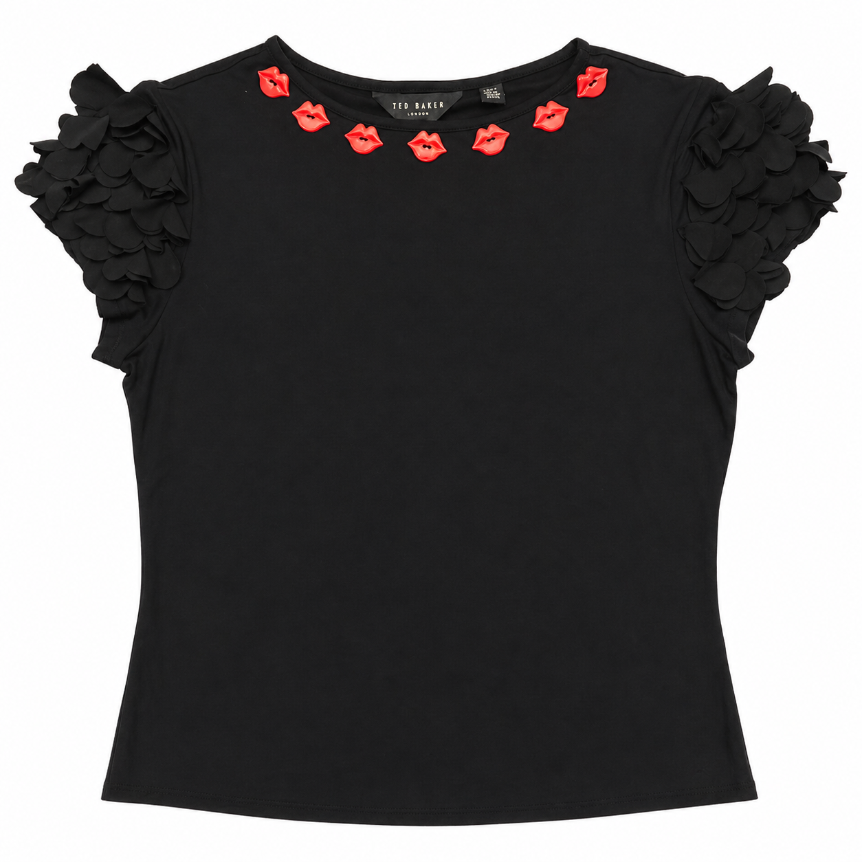 Ted Baker Black Shirt with Lips