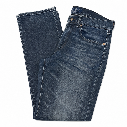Lucky Mid-Rise Heritage Slim-Leg Blue Jeans