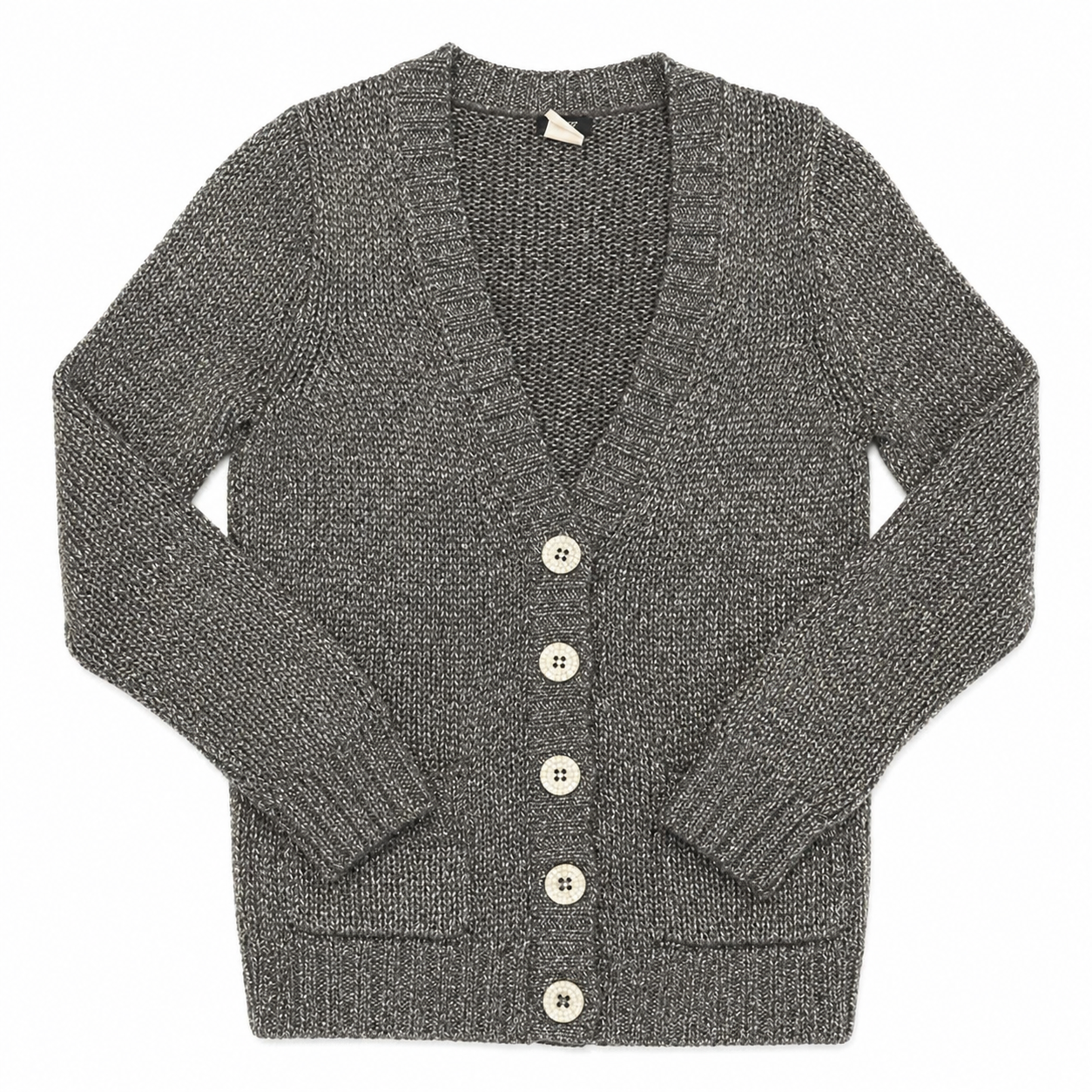 J. Crew Metallic Cardigan with Faux-Crystal Buttons