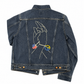 UKRAINE-US Hand-Painted Denim Jacket