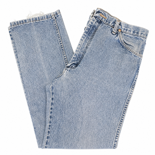 Wrangler 5 Hi-rise Regular Leg Faded Blue Jean