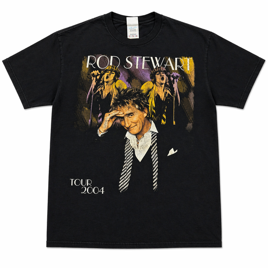 Rod Stewart The Great American Songbook Tour 2004 Tee with Embroidery