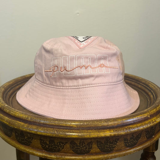 PUMA Pink Bucket Hat with Vintage Patch