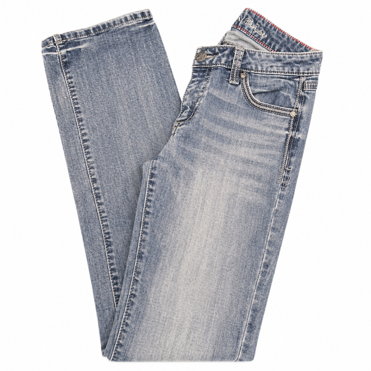 Wrangler Rock 47 5-Pocket Low-Rise Stretch Skinny Jeans w/ Jewels