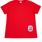 Red Tee Shirt with Bowling Patch