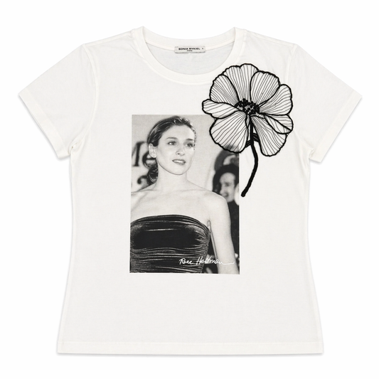 Sarah Jessica Parker Proof of Concept Shirt with Floral Patch
