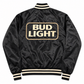 BUD LIGHT Satin Navy Jacket with Hand-Beaded Border