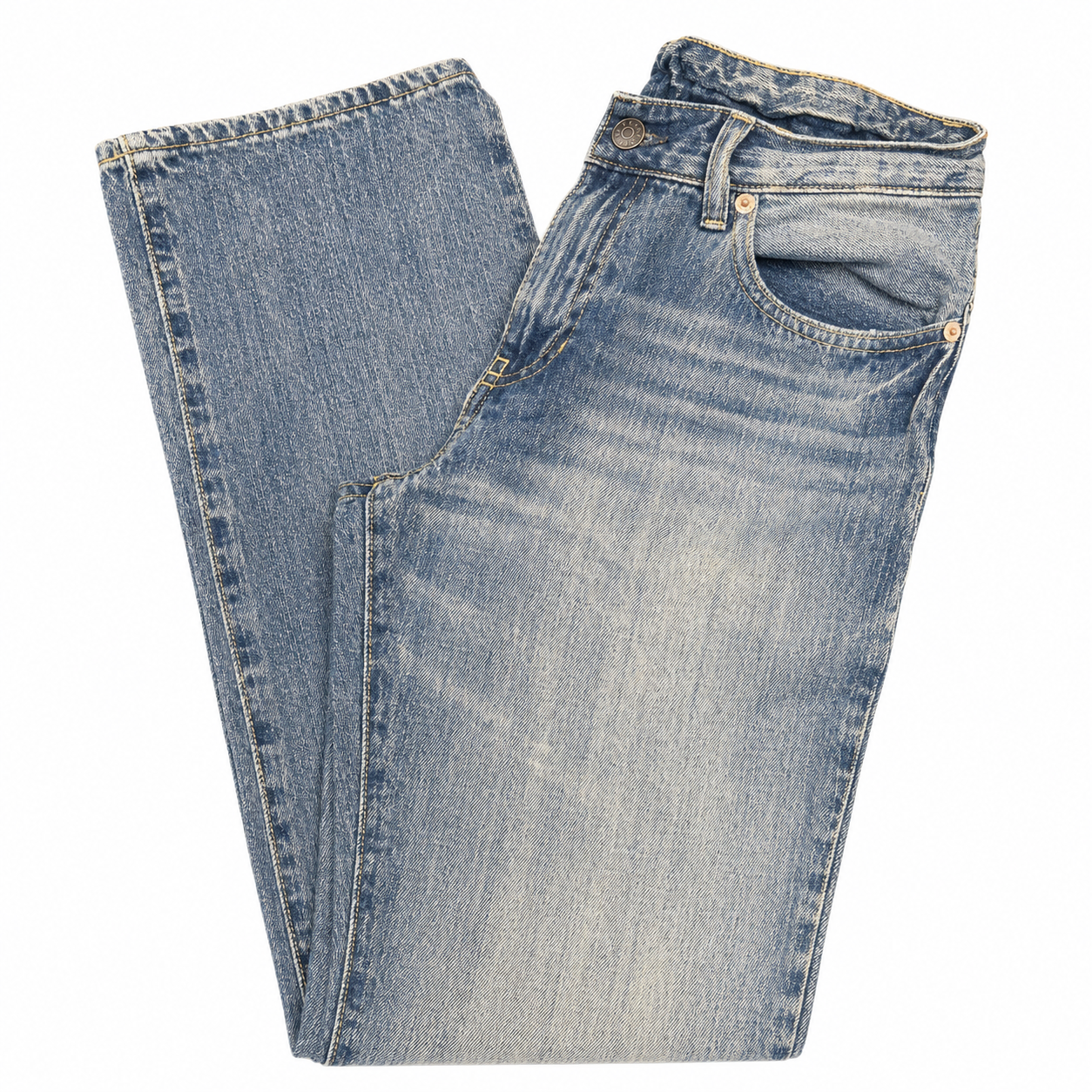 Polo Low-Rise Slim Blue Jeans