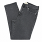 Madewell Mid-Rise Dark Wash Straight Jeans with Grommets