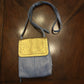 American Leather Co. Two-Tone Minibag with Handpainted Flap