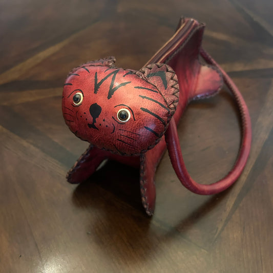 Red Cat-head Satchel Handbag