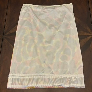 Vintage Half-Slip Skirt with Hand-painted Original Stencil (Circa 1970s)