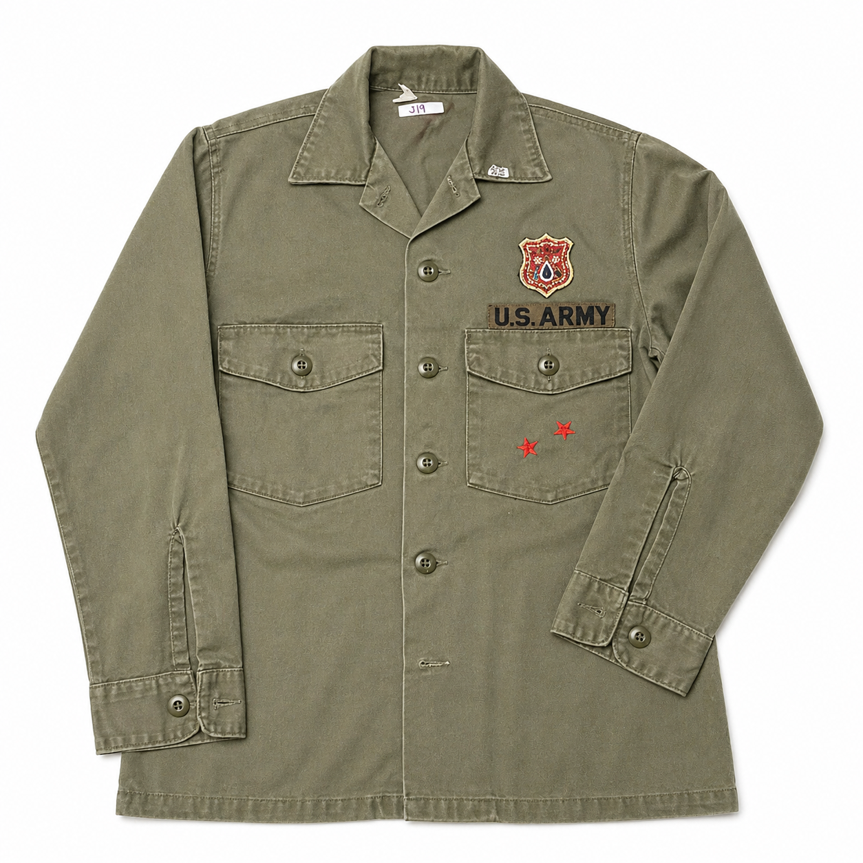 Vintage U.S. Army Jacket with Patch and Stars