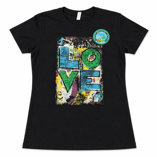 LOVE Tee with Vintage Patch