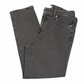 Madewell Dark Wash High-rise Straight Cropped Jeans with Silver Grommets