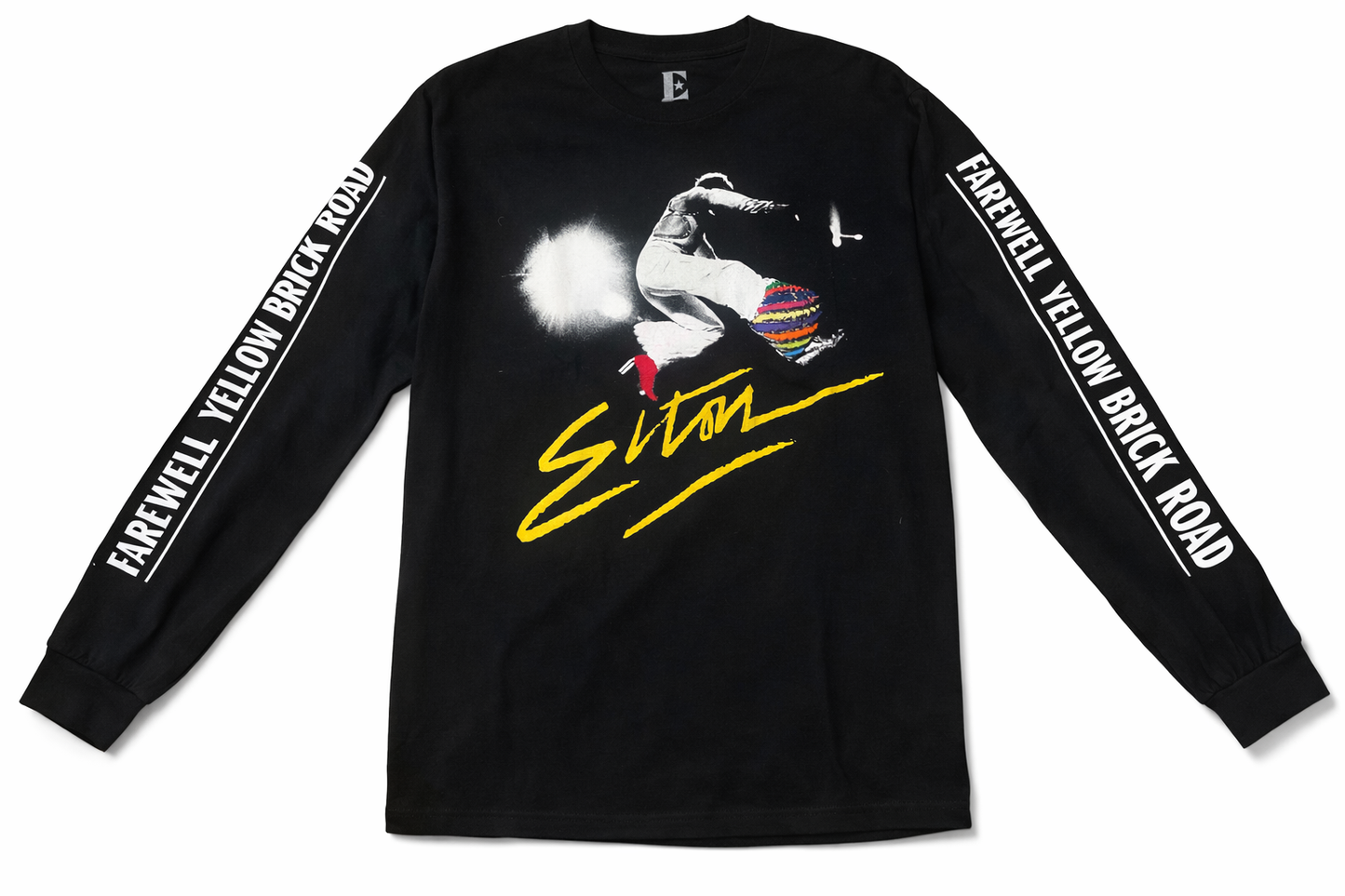 Elton John Long Sleeve Farewell Embroidered Tee