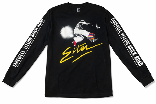 Elton John Long Sleeve Farewell Embroidered Tee