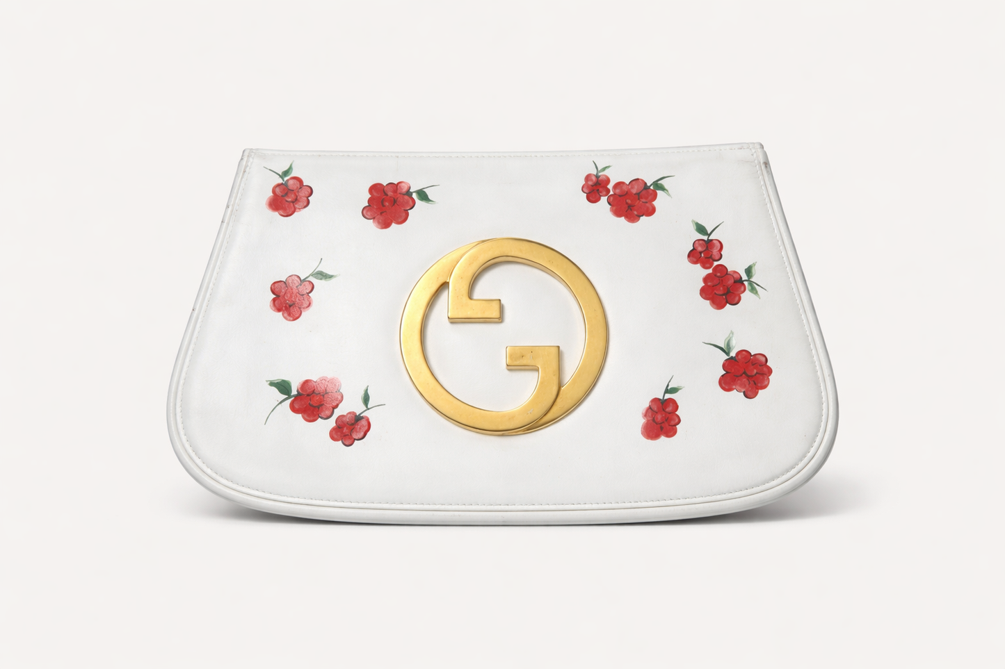 Gucci GG Blondie Leather Flap Clutch