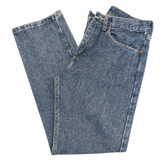 Wrangler 5-Pocket Faded Skinny High-rise Jeans with Blue Label