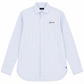 Polo Ralph Lauren Blue/white striped Shirt with Love Embroidery
