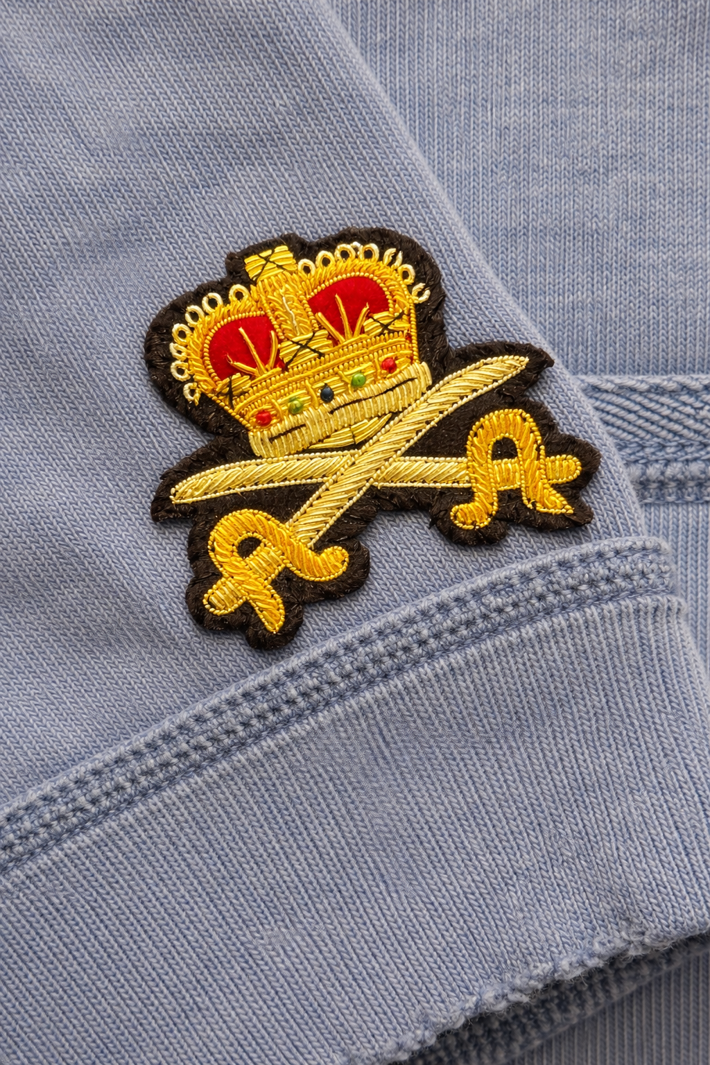 Polo by Ralph Lauren Blue Trapper Lake Rugby with Vintage Patch