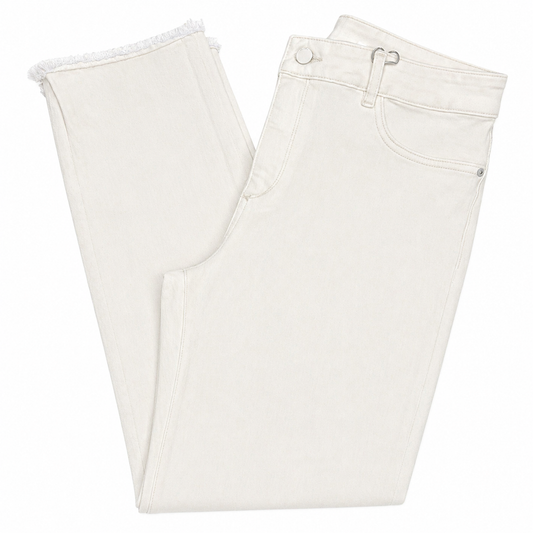 DL1961 Mid-Rise Ultra Insta Sculpt Straight White Jean