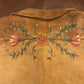 Andrew Marc Suede Button-Front Long Shirt Jacket with Hand-painted Floral