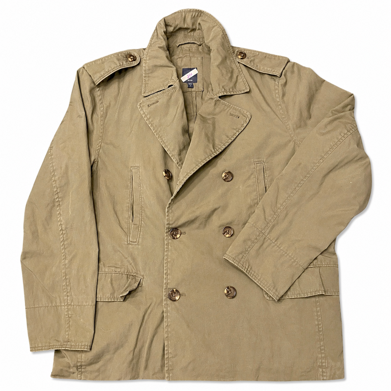 Gap Twill Jacket with Hand-Painted QUEEN Lettering on Back