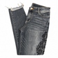 A.N.A Hi-Rise Bootcut Dark Blue Jeans with Flocking