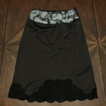 Vintage Half-Slip Skirt with Hand-painted Original Stencil (Circa 1970s)