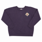 Hanes Purple Crew Sweatshirt with Vintage Bowling Patch