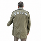 Gap Twill Jacket with Hand-Painted QUEEN Lettering on Back